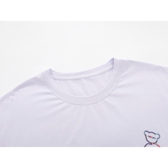 Cotton Purple Pajamas Nightgown Sleepwear Sleep Shirt  Night Dress Nightshirt - Picture 3 of 11